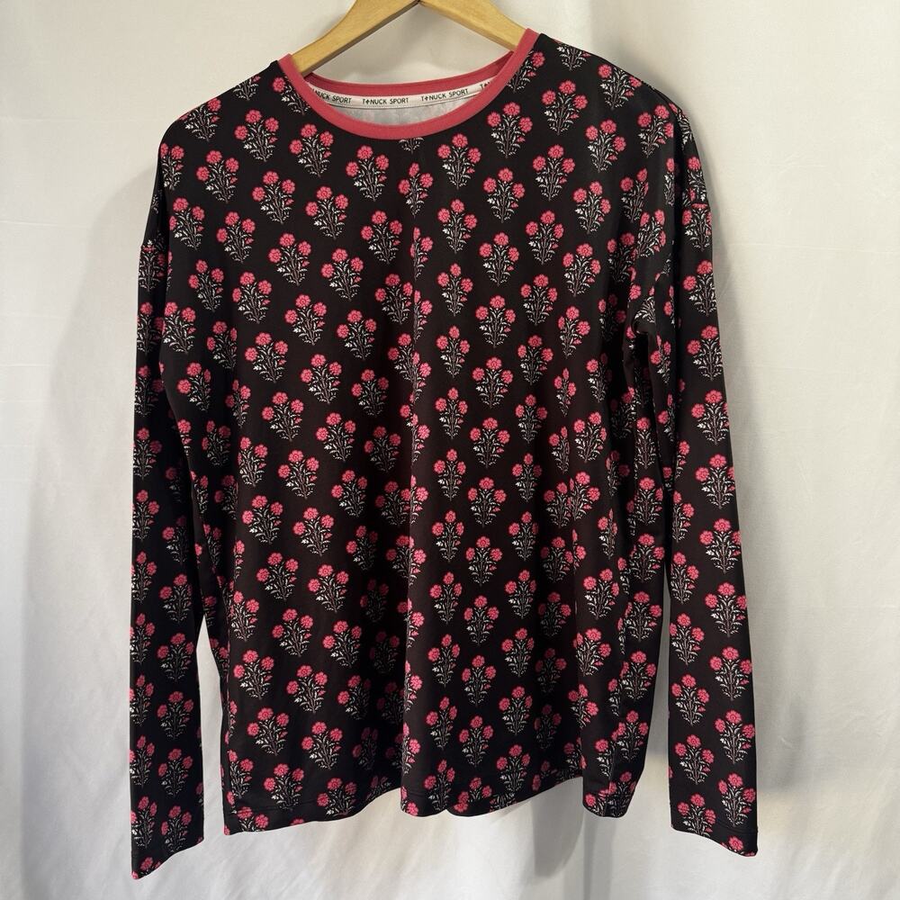 Tuckernuck Sport Medium Long Sleeve Uptown Ryan Shirt Floral Tennis Casual